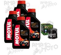 Huile Moteur MOTUL 7100 10W40 MA2 4 Litres 100% Synthétique Moto Scooter 4 Temps