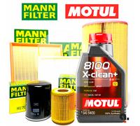 Set Entretien Pour BMW 116d 118d E81 E82 E87 E88 Filtres Mann + 6 Lt Huile Motul