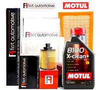 Set Entretien Pour BMW Serie 3 E90 E91 E92 330d 4 Filtres + 8 Lt Huile Motul
