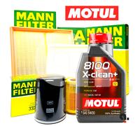 Set Entretien Pour BMW X4 F98 G02 Xdrive 30d 4 Filtres Mann + 7 Litres Huile