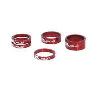 Set Entretoises Steuersatz XLC Ahead 1 1/8" Rouge | 5 Pièces