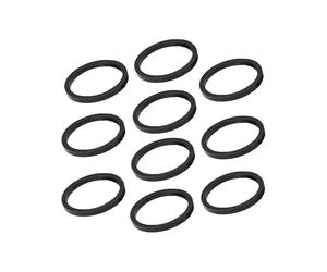 Set entretoises tube direction Deda 1-1/8 (x10) Noir