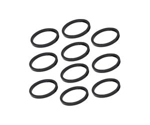 Set entretoises tube direction Deda 1-1/8 (x10) Noir