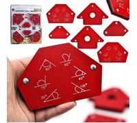Set Équerres de Soudage Magnétiques x6 - Angle Fixe | Acier Inox | Puissant Aimant | Précision Professionnelle