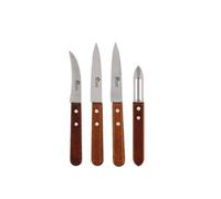Lot de 2 couteaux + 1 éplucheur + 1 bec d'oiseau Pradel PCOT001003