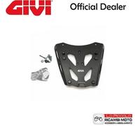 Set Étrier Plaque Aluminium Noir Coffre GIVI SRA2159 Yamaha Tracer 9 2021
