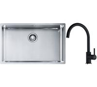 Set évier en acier inoxydable Franke Box 127.0453.658, mitigeur de cuisine Franke Lina 115.0626.020