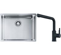 Set évier en acier inoxydable Franke Box 127.0453.660, mitigeur de cuisine Franke Urban 115.0627.523