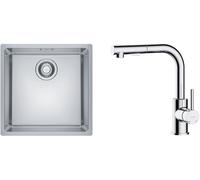 Set évier en acier inoxydable Franke Maris 122.0543.995, mitigeur de cuisine Oltens Myvat 35205100