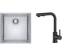Set évier en acier inoxydable Franke Maris 122.0543.995, mitigeur de cuisine Oltens Myvat 35205300