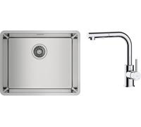 Set évier en acier inoxydable Teka Be Linea 115000005, mitigeur de cuisine Oltens Myvat 35205100