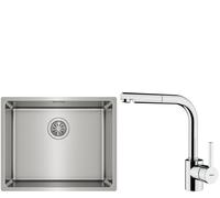 Set évier en acier inoxydable Teka Be Linea 115000005, mitigeur de cuisine Teka ARK 239381200