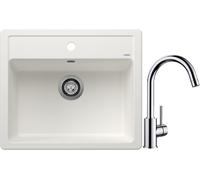 Set évier en granit Blanco Legra 6 523334, mitigeur de cuisine Blanco Mida 517742