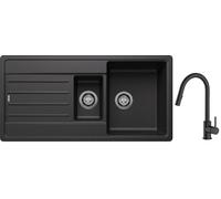 Set évier en granit Blanco Legra 6 S 522207, mitigeur de cuisine Oltens Litla 35204300