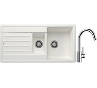 Set évier en granit Blanco Legra 6 S 522209, mitigeur de cuisine Blanco Mida 517742