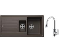 Set évier en granit Blanco Legra 6 S 522212, mitigeur de cuisine Oltens Lista 35202100