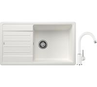 Set évier en granit Blanco Legra XL 6 S 523328, mitigeur de cuisine Blanco Mida 519418