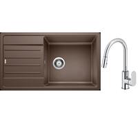 Set évier en granit Blanco Legra XL 6 S 523331, mitigeur de cuisine Oltens Lista 35202100