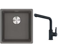 Set évier en granit Franke Maris 125.0687.250, mitigeur de cuisine Franke Urban 115.0627.523