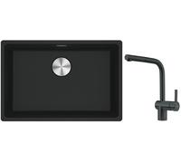 Set évier en granit Franke Maris 125.0687.252, mitigeur de cuisine Franke Atlas 115.0550.427