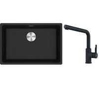 Set évier en granit Franke Maris 125.0687.257, mitigeur de cuisine Franke Urban 115.0627.523