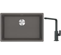 Set évier en granit Franke Maris 125.0687.258, mitigeur de cuisine Franke Mythos 115.0550.441