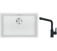 Set évier en granit Franke Maris 125.0687.259, mitigeur de cuisine Franke Urban 115.0627.523