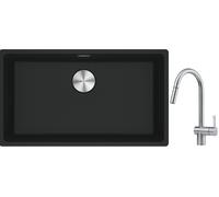 Set évier en granit Franke Maris 125.0687.260, mitigeur de cuisine Franke Atlas 115.0590.047