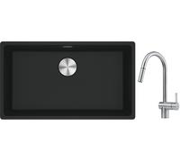 Set évier en granit Franke Maris 125.0687.260, mitigeur de cuisine Franke Atlas 115.0590.047