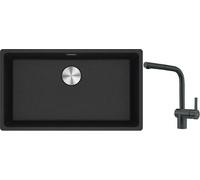 Set évier en granit Franke Maris 125.0687.261, mitigeur de cuisine Franke Atlas 115.0550.427