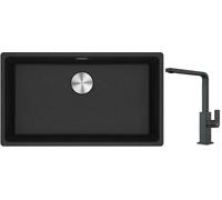 Set évier en granit Franke Maris 125.0687.261, mitigeur de cuisine Franke Mythos 115.0550.441