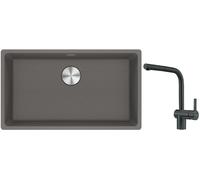 Set évier en granit Franke Maris 125.0687.262, mitigeur de cuisine Franke Atlas 115.0550.427