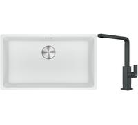 Set évier en granit Franke Maris 125.0687.263, mitigeur de cuisine Franke Mythos 115.0550.441