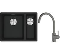 Set évier en granit Franke Maris 125.0687.264, mitigeur de cuisine Franke Lina 115.0626.022
