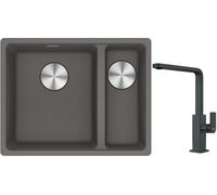 Set évier en granit Franke Maris 125.0687.266, mitigeur de cuisine Franke Mythos 115.0550.441