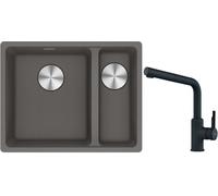 Set évier en granit Franke Maris 125.0687.266, mitigeur de cuisine Franke Urban 115.0627.523