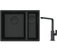 Set évier en granit Franke Maris 125.0697.755, mitigeur de cuisine Franke Mythos 115.0550.441