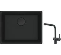 Set évier en granit Franke Maris 125.0697.759, mitigeur de cuisine Franke Atlas 115.0550.427