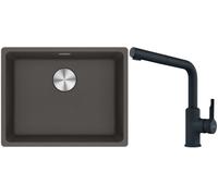 Set évier en granit Franke Maris 125.0716.375, mitigeur de cuisine Franke Urban 115.0627.523