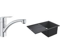 Set évier en granit Grohe K400 31639AP0, mitigeur de cuisine Grohe Start 30530002
