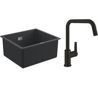 Set évier en granit Grohe K700 31653AP0, mitigeur de cuisine Grohe Start 304702430