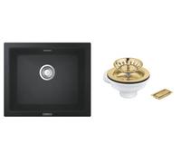 Set évier en granit Grohe K700 31654AP0, kit de drainage Grohe 40997GN0