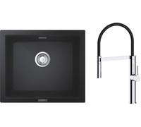 Set évier en granit Grohe K700 31654AP0, mitigeur de cuisine Oltens Borga 35207100