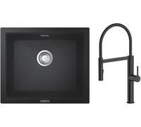 Set évier en granit Grohe K700 31654AP0, mitigeur de cuisine Oltens Borga 35207300