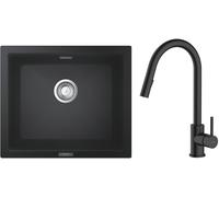 Set évier en granit Grohe K700 31654AP0, mitigeur de cuisine Oltens Litla 35204300