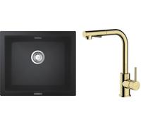 Set évier en granit Grohe K700 31654AP0, mitigeur de cuisine Oltens Myvat 35205800