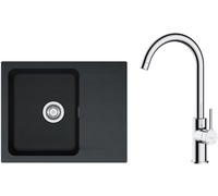 Set évier Tectonite Franke Orion 114.0286.441, mitigeur de cuisine Oltens Skafta 35206100