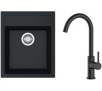 Set évier Tectonite Franke Sirius 114.0496.104, mitigeur de cuisine Oltens Skafta 35206300