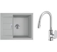 Set évier Tectonite Franke Sirius 2.0 143.0618.668, mitigeur de cuisine Oltens Lista 35202100