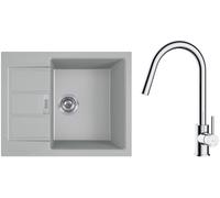 Set évier Tectonite Franke Sirius 2.0 143.0618.668, mitigeur de cuisine Oltens Litla 35204100